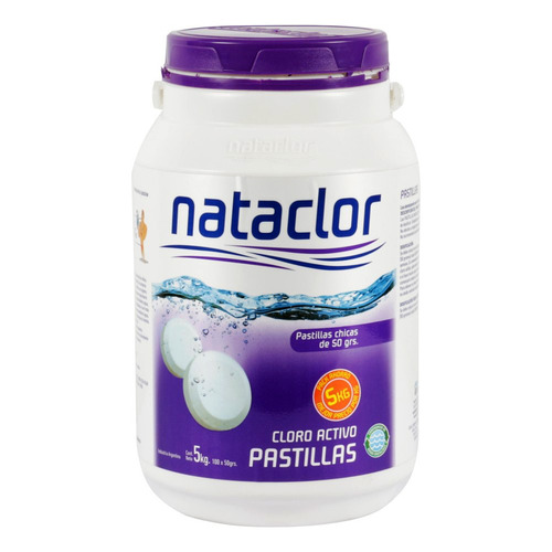 Pastillas De Cloro Chicas 50gr De 5kg Nataclor