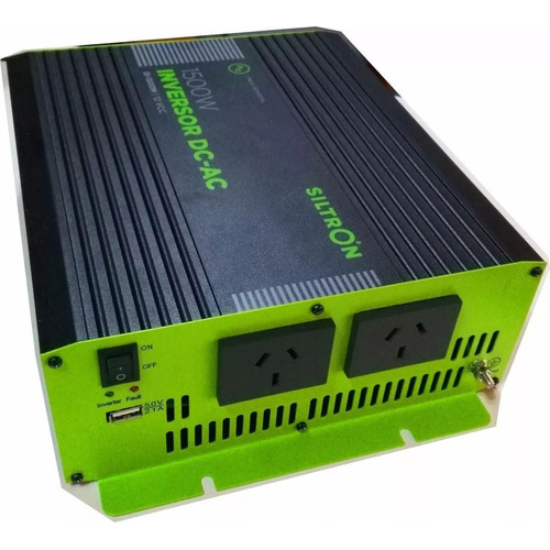 Inversor de corriente Siltron SI-1500P-12 con voltaje mínimo de salida 220V y 11.5V de entrada