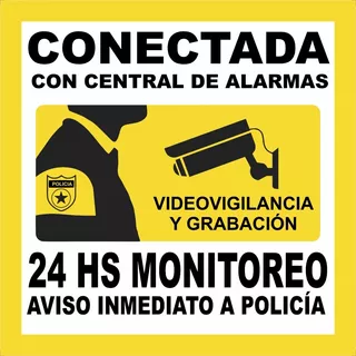 Carteles Estamos Filmando, Alarma