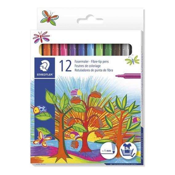 Plumon 12 Colores Staedtler 325