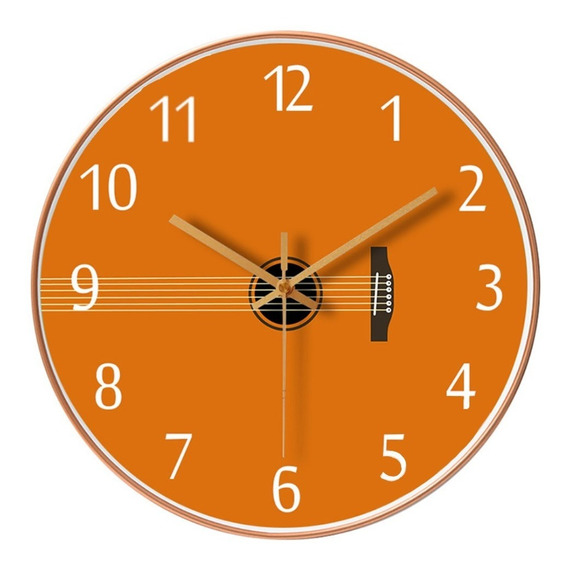 Reloj De Pared A Pila 30cm Moderno Decoracion Silencioso