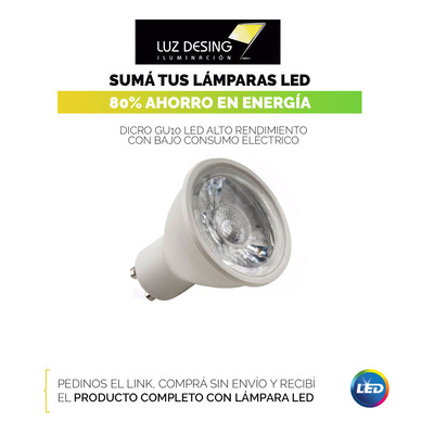 Aplique 3 Luces Negro Markas Ilum. U1133 Led