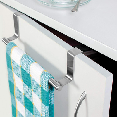 Barral Colgador Extensible Repasador Toalla Puerta Cocina Color Plateado Marca Hogar Actual