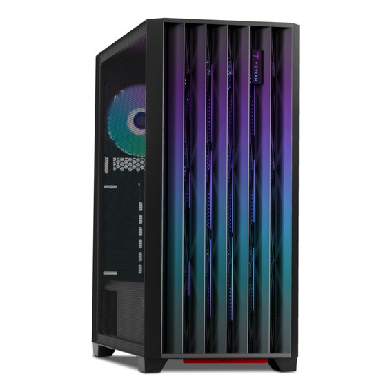 Yeyian Gabinete Mid-tower Iron Mesh Phoenix Ycm-appho-02 Color Negro