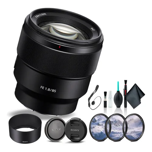 Lente Sony Fe 85mm F/1.8 Sel85f18/2 Para Câmeras De Montagem Lente Sony Fe 85mm F/1.8 Sel85f18/2 Para Câmeras De Montagem