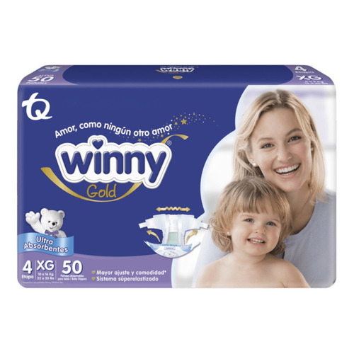 Pañal Winny Gold Etapa 4 Jumbo Pac - Unidad A $1443