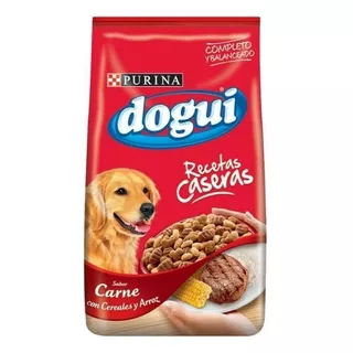 Alimento Dogui Recetas Caseras Para Perro Adulto Sabor Carne, Cereales Y Arroz En Bolsa De 24kg