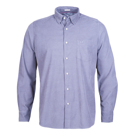 Camisa Rockford Hombre Corduroy Azul