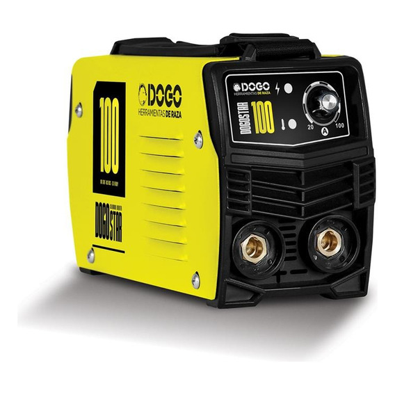 Soldadora Inverter Dogostar 100 1.5a2.5 Mm 14amp 220v 2.8kg Color Amarillo Frecuencia 50 60