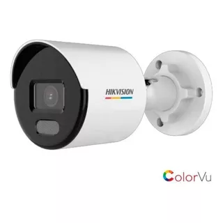 Cámara Seguridad Ip Hikvision Colorvu 1080p Exterior Poe 2mp Color Blanco