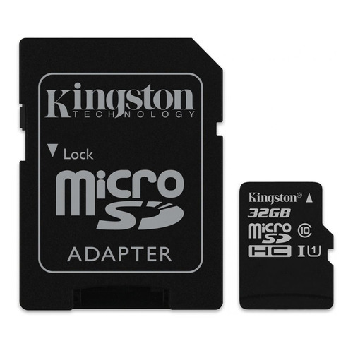 Tarjeta de memoria Kingston SDCS  Canvas Select Plus con adaptador SD 32GB