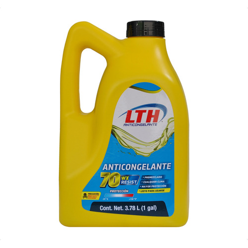 Anticongelante Amarillo Premezclado 70wx Listo Para Usar Lth