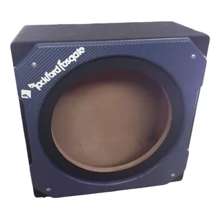 Cajón Para Woofer Slim 12   Mdf Frente En Vinil Dif Logos