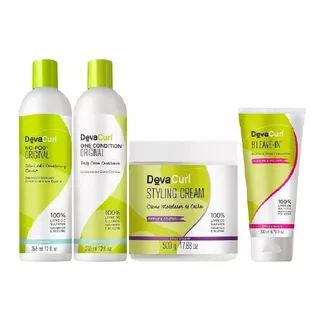 Deva Curl Kit No Poo One Condition Styling E Bleave In