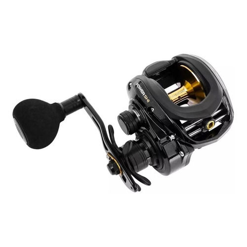 Reel rotativo Marine Sports Brisa BG Power derecho color negro