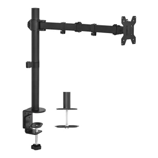 Soporte De Escritorio O Mesa Para Smart Tv Lcd Teletrabajo Color Negro