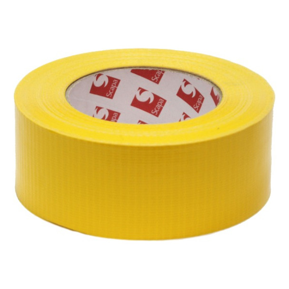 Cinta Tela  Impermeable Gaffer Amarillo 50x50 Duct Tape 