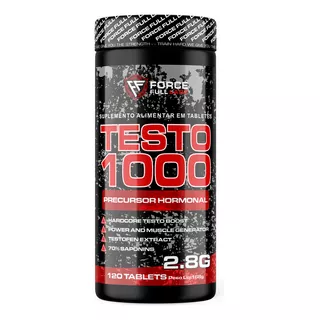 Testo 1000 Testofen 450mg Pré Hormonal Gh Testo Boost 2.8g Dose - 120 Tabletes - Force Full Labz