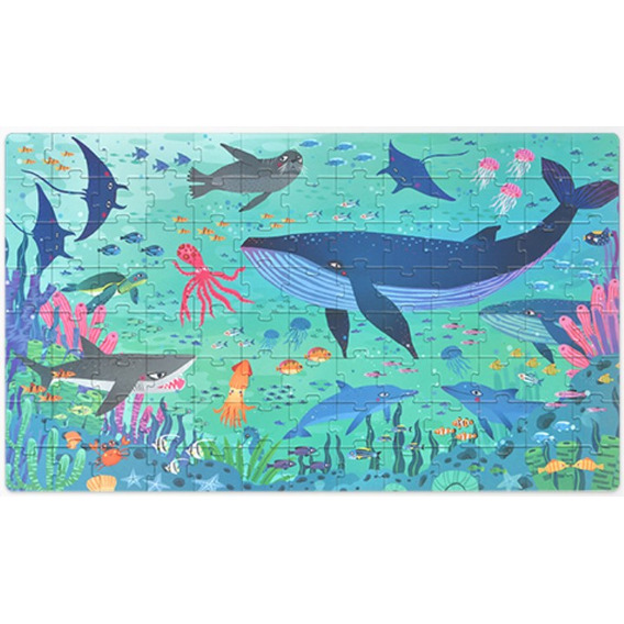 Puzzle Maleta Oceano 104pcs Mideer