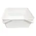 Cesta rectangular con asa blanca, 40 x 27 x 20 cm, Paramount