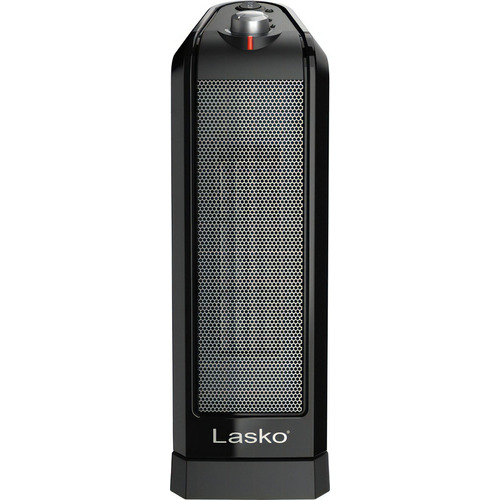 Lasko - Calentador Cerámico De 1500 Vatios Para Mesa O Piso Color Negro