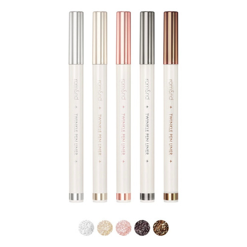 Rom&nd Twinkle Pen Liner 0.5gr Delineador Con Glitter Color 01 Sunset Flake