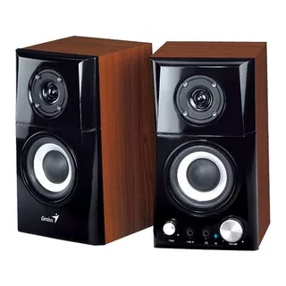 Parlantes Genius Sp-hf500a Ii 14 Watts 2.0 Madera