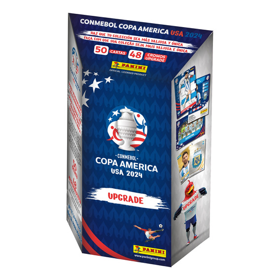 Copa America 2024 - Upgrade Set Con 48 Figuritas + 50 Cartas