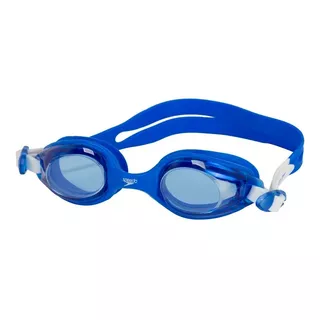 Óculos Natação Speedo Jr Olympic Infantil Cor Azul/azul