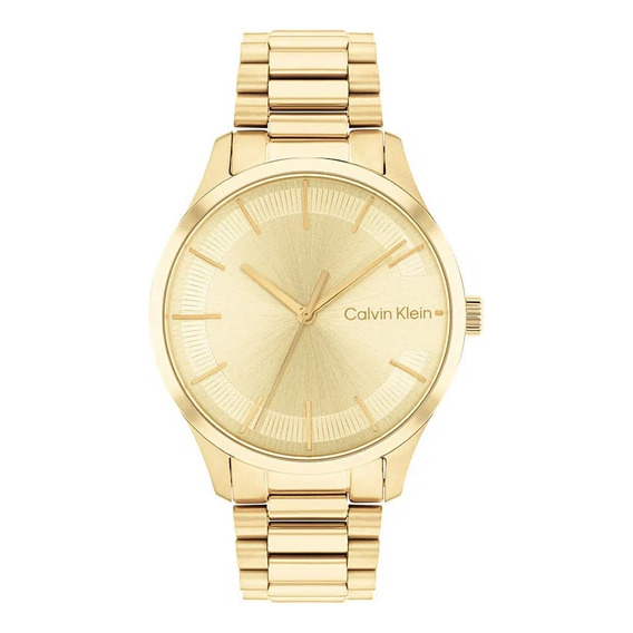 Reloj Calvin Klein Iconic Bracelet Dorado 25200043
