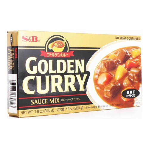 Golden Curry Hot - Origen Japón - Picante 220 Gr