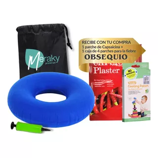 Cojín Inflable Hemorroides Postparto + 2 Parches Obsequio 