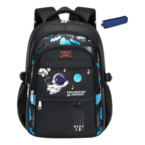 Mochila De Gran Capacidad Para Alumnos De Primaria Y Secundaria, Serie Niño Astronauta