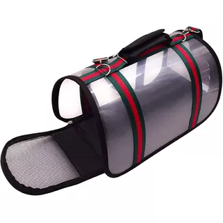 Bolso Transportador Para Mascotas Perro Gato Transparente