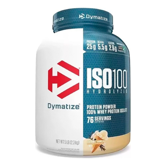 Suplemento en polvo Dymatize  Proteína ISO-100 proteína sabor vainilla