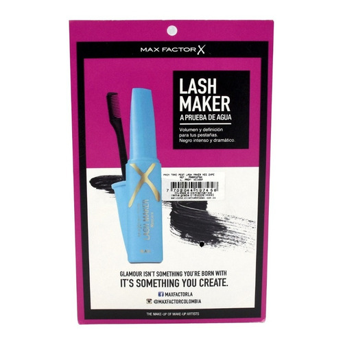 Pestañina Lash Maker Negro 2 X 15 Ml - mL  Color Black