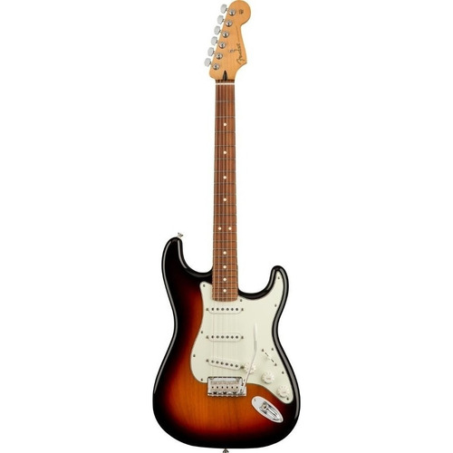 Guitarra eléctrica Fender Player Stratocaster de aliso 2010 3-color sunburst brillante con diapasón de granadillo brasileño