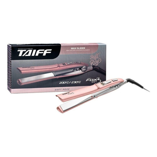 Taiff Planchita Pelo Alisado Fox3 Profesional Bivoltaje 230c Color Rosa