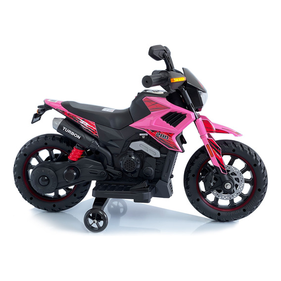 Moto Carro Recargable Electrica Montables Niños Llanta Apoyo