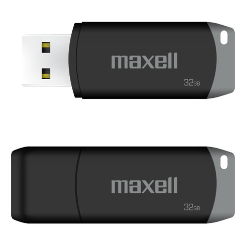 Pendrive Usb 32gb Maxell Usbpd-32 Compatible Windows Mac Color Gris Compacto