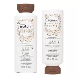 Match Ciência Das Curvas Shampoo + Condicionado O Boticário