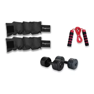 Kit Polaina 5kg/ Cuerda Neopreno / Mancuerna 3.5kg 