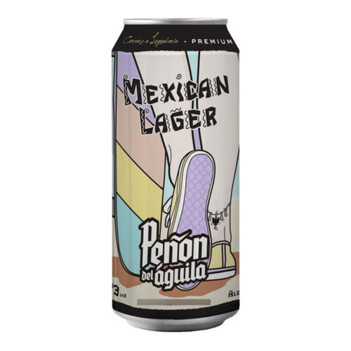 Cerveza Peñon Del Aguila Mexican Lager Lata X 473 Cc