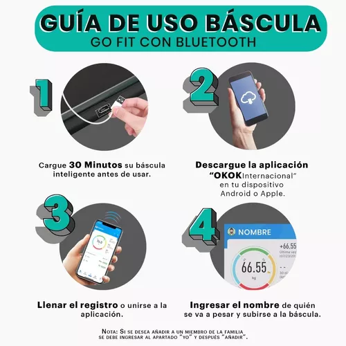 Báscula inteligente body fat scale – AG BOX