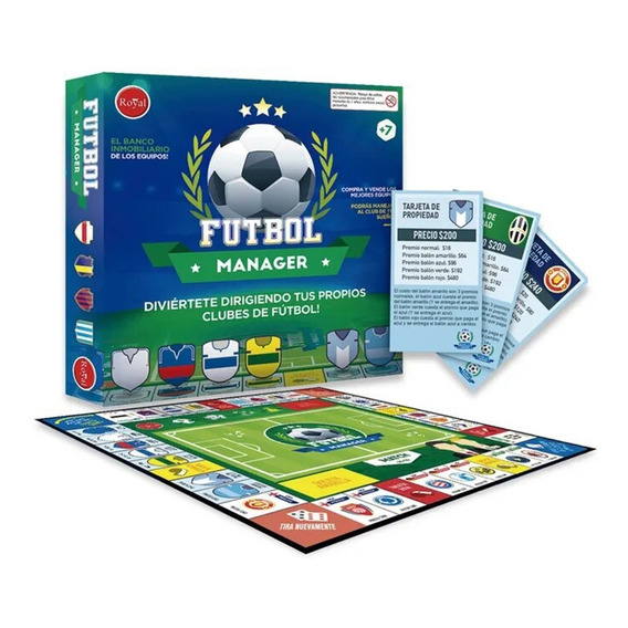 Juego De Mesa Futbol Manager Royal +7 Destreza Febo