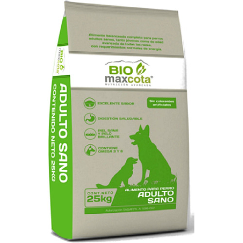 Alimento Biomaxcota  Sano para perro adulto todos los tamaños sabor mix en bolsa de 25kg