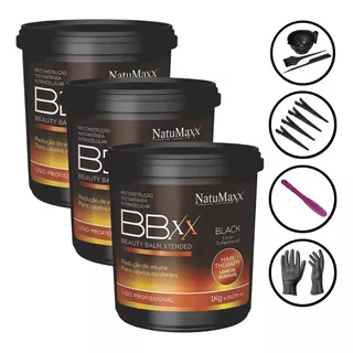 3 Bbxx Black Natumaxx 1kg Original + Super Brindes
