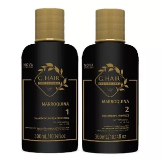 Ghair Escova Progressiva Marroquina 2x250ml Cor De Cabelo Todos Os Tipos Fragrância Do Tratamento Suave