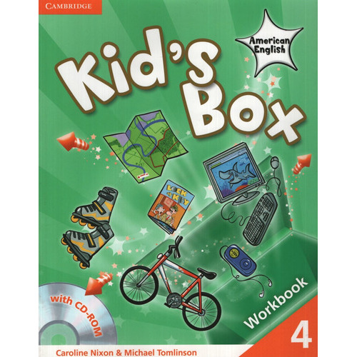 American Kid's Box 4 - Workbook + Cd-Rom, de NIXON, CAROLINE. Editorial CAMBRIDGE UNIVERSITY PRESS, tapa blanda en inglés americano, 2011