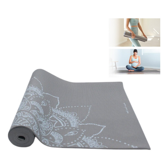 Tapete Yoga Pilates Fitness Ejercicio Portátil 6mm Grosor